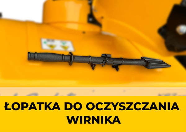 Praktyczna łopatka czyszczenia wirnika w odśnieżarce Cub Cadet